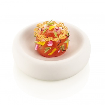 Silikomart 33.311.36.0065  Silikomart Professional Naturae Corona Silicone Mold by Jimmi Eriksson - 77 x 1.5 mm - 18 Cavity S...