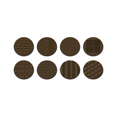 Square Shape Silicone Chocolate Mold Cupcake Decorating Transfer Sheet Mould  DIY Chocolate Garnish for Dessert 