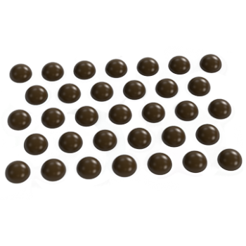 Pastry Chef's Boutique PCB119 Polycarbonate Tiny Chocolate Dots Chocolate Mold - 7x3mm - 502 Cavity - 275x135x24mm Traditiona...