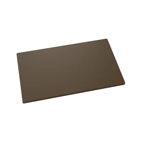Pastry Chef's Boutique PCB723 Polycarbonate Flat Rectangular Chocolate Block Mold - 255x154x6mm - 276gr - 1x1 Cavity - 275x17...