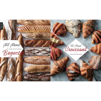 All about Baguette and All About Croissant Book Combo by Jean Marie Lanio and Jeremy Ballester - English Edition - 2020