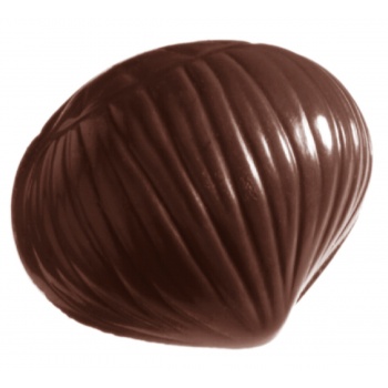 Chocolate World CW1235 Polycarbonate Chestnut Chocolate Mold - 34 x 2 x 14 mm - 8gr - 3x8 Cavity - Double Mold - 275x135x24mm...