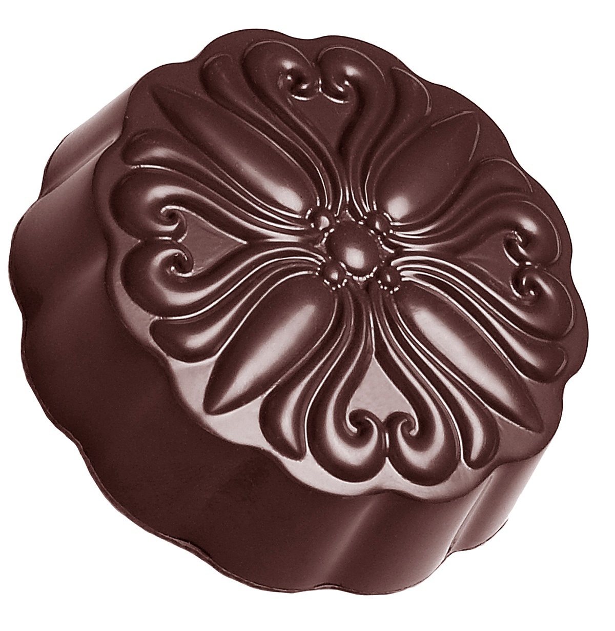 Chocolate World CW1542 Polycarbonate Festive Japanese Mooncake Choc