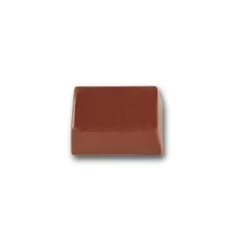 Cabrellon 6039 Polycarbonate Traditional Rectangular Chocolate Bon Bon Mold - 31 mm x 20 mm x 15 mm H - 4 x 10 cavity - 10 gr...