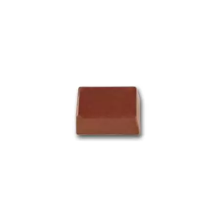Cabrellon 6039 Polycarbonate Traditional Rectangular Chocolate Bon Bon Mold - 31 mm x 20 mm x 15 mm H - 4 x 10 cavity - 10 gr...