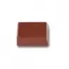 Cabrellon 6039 Polycarbonate Traditional Rectangular Chocolate Bon Bon Mold - 31 mm x 20 mm x 15 mm H - 4 x 10 cavity - 10 gr...