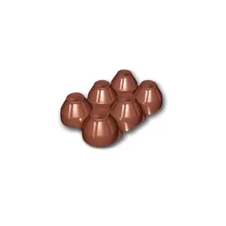 Polycarbonate Egg Carton Egg Holder Chocolate Mold - 152 mm x 101 mm x 36 mm H - 2 x 1 cavity