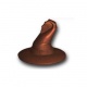 Cabrellon 14588 Polycarbonate Halloween Witch Hat Chocolate Mold - 85 x 70.5 mm - Front & Back 3D Mold - 275 x 135 mm New Arr...