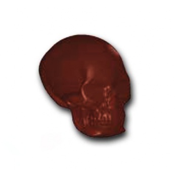 Cabrellon 16678 Polycarbonate Halloween Human Skull Chocolate Mold - 50 x 49 mm - 3x4 Cavity - 275 x 135 mm Holidays Molds