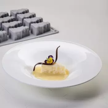 Pavoni Italia Cheese Decoration Silicone Mold - 57 mm x 30 mm x 27 mm H - 16 cavity - 26 ml