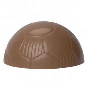 Chocolate World HB283 Polycarbonate Chocolate Mold - Soccer Ball / Footbol Mold - 46mm - 1x10 Cavity Themed Molds