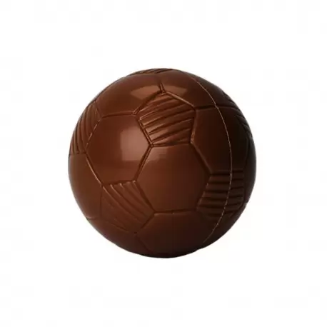 Chocolate World HB283 Polycarbonate Chocolate Mold - Soccer Ball / Footbol Mold - 46mm - 1x10 Cavity Themed Molds