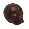 Magnetic Polycarbonate Chocolate Large Skull Mold - 103 mm x 150 mm x 106.5 mm H - 1 x 1 cavity