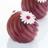 Martellato 30SIL506 Professional Silicone Twist Mold - ø 62 mm h x 55 mm - 110 ml - 6 cavity Entremets Silicone Molds & Inserts
