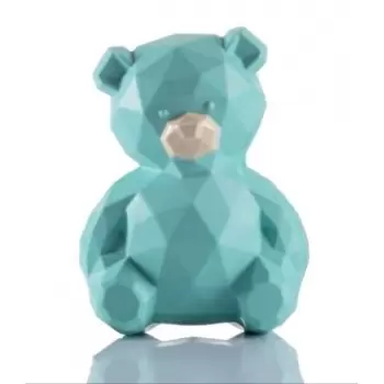 Martellato MA3014 Professional Polycarbonate Geometric Teddy Bear Chocolate Mold - 97 mm x 64 mm h x 130 mm - 110 gr - 2 cavi...