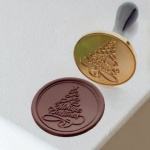 Martellato Merry Christmas Chocolate Decoration Stamp Tool by Frank Haasnoot - 6cm