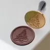 Martellato Merry Christmas Chocolate Decoration Stamp Tool by Frank Haasnoot - 6cm