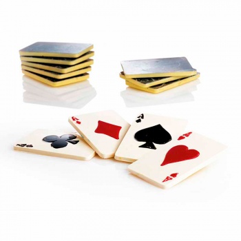 Professional Polycarbonate Playing Cards Chocolate Mold - 55 mm x 90 mm h x 5 mm - 55 gr - 16 pcs