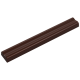 Pastry Chef's Boutique PCB118 Polycarbonate Chocolate Stick Baton for Pains au Chocolat Chocolatine Bar Chocolate Mold - 80x1...