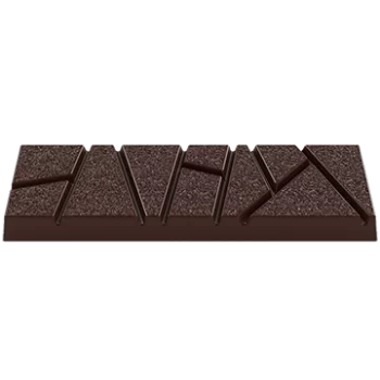 Pastry Chef's Boutique PCB472 Polycarbonate Cracks/ Indents Geometric Bar Chocolate Mold - 90x30x7mm - 20gr - 1x7 Cavity -275...