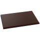 Pastry Chef's Boutique PCB391 Polycarbonate Large Flat Rectangular Base Chocolate Bark Mold - 120x80x5mm - 55gr - 1x3 Cavity ...