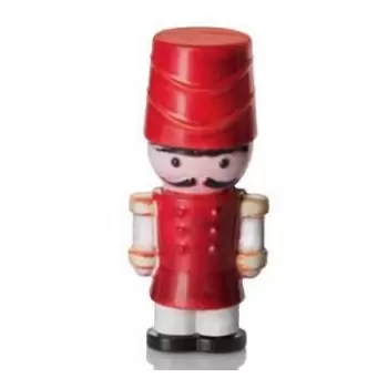 Professional Magnetic 3D Polycarbonate Christmas Toy Soldier Chocolate 3D Two piece Mold - 53 mm x 44 mm h x 120 mm - 35 gr - 4