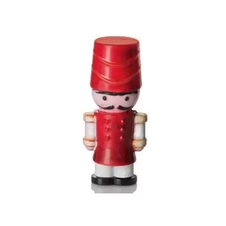Professional Magnetic 3D Polycarbonate Christmas Toy Soldier Chocolate 3D Two piece Mold - 53 mm x 44 mm h x 120 mm - 35 gr - 4