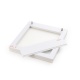 Pastry Chef's Boutique 50TLMINI Perfect Layers Mini Rectangular Pastry Frame Kit - 24 x 24 cm Genoise and Full Sheet Frame