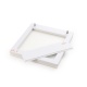 Pastry Chef's Boutique 50TLMINI Perfect Layers Mini Rectangular Pastry Frame Kit - 24 x 24 cm Genoise and Full Sheet Frame