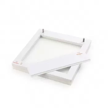 Pastry Chef's Boutique 50TLMINI Perfect Layers Mini Rectangular Pastry Frame Kit - 24 x 24 cm Genoise and Full Sheet Frame