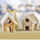 Martellato 30CH001 Stainless Steel Christmas Gingerbread House Mold Kit - 120 mm x 138 mm x 140 h mm - 5 pcs Log Molds
