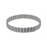 Pastry Chef's Boutique 06608 Stainless Steel Perforated Fluted Circle Tart Ring - 22 cm x 2.5 cm H Other Shaped Rings