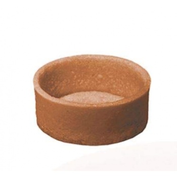 Pastry Chef's Boutique PCB5032 Mini Round Chocolate Tart Shell, 1.61" - 245 pcs Sweet Pastry shells