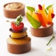 Pastry Chef's Boutique PCB5032 Mini Round Chocolate Tart Shell, 1.61" - 245 pcs Sweet Pastry shells