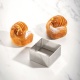 Pavoni XF57 Microperforated Stainless Steel Square Viennoiseries Tart Ring by Johan Martin - 80 mm x 80 mm x 45 mm h Square T...