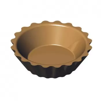 Pavoni PLATES 00 PAVONI Cookmatic Round Tart Shell Plates - Ø 55 mm x 35 mm x 16 mm - 25 Cavity Other Machines