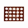 Pastry Chef's Boutique HOJ08015 Silicone Chocolate Decorations Chablons Mat - Medium - Autumn Leaves - 8 x 6.8 cm - 15 indent...