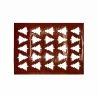 Pastry Chef's Boutique ARN06025 Silicone Chocolate Decorations Chablons Mat - Christmas Tree - Small - 6 cm - 25 indents Choc...