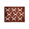 Pastry Chef's Boutique DIR09009 Silicone Chocolate Decorations Chablons Mat - Antlers - 9 x 9.2cm - 9 indents Chocolate Chabl...