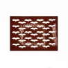 Silicone Chocolate Decorations Chablons Mat - Bats - 70 x 27 mm - 28 indents