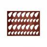 Pastry Chef's Boutique AGC001274 Silicone Chocolate Decorations Chablons Mat - Butterfly - 21 Indents Chocolate Chablons Mats