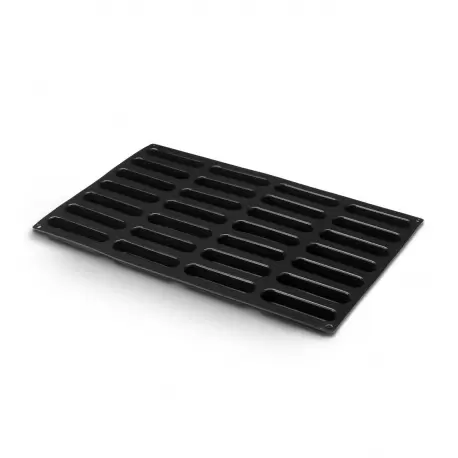 Sasa Demarle FX 1530 Sasa Demarle Flexipan Inspiration Lounge Entremet Mold - 4.72'' x 0.78''x 0.51'' - 0.98 oz - 36 Indents ...