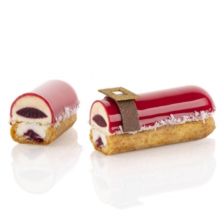 Silikomart Silicone Mould Truffle Eclair 75 with cutter 