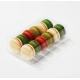 Pastry Chef's Boutique DCM12CL 	Clear Plastic Macarons Storage and Gift Boxes - Clear Base - 12 Macarons - Pack of 60 Macaron...