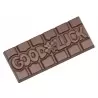 Polycarbonate Good Luck Tablet Chocolate Mold - 118mm x 50mm x 8 mm - 45gr - 1x4 Cavity