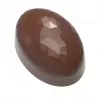 Polycarbonate Faceted Oval Chocolate Mold - 35mm x 2435mm x 19mm - 13gr - 21 cavity