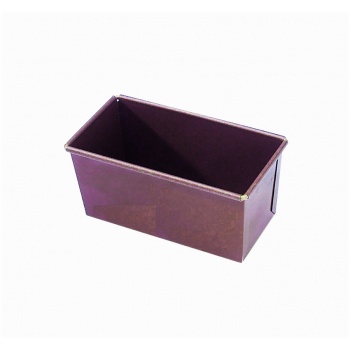 Pastry Chef's Boutique M10053 Nonstick Straight Whole Wheat Bread Loaf Pan - 20 x 8 x 8 cm Loaf and Cake Pans