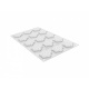 Silikomart 36.393.87.0065  Silikomart Professional Flora 7 Silicone Top Mold - h7.2mm x Ø45mm - 7ml - 15 cavity Entremets Sil...