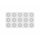 Silikomart 36.384.87.0065  Silikomart Professional Tutu 7 Silicone Top Mold - h6.5mm x Ø45mm - 7ml - 15 cavity Silikomart Sil...
