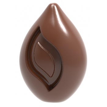 Chocolate World CW1861 Polycarbonate Diwali Diya Candle Flame Chocolate Mold by MOKSHA MANGHARAM - 35mm x 24mm x 11.5mm - 10....